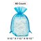 Flat Bottom Organza Bags 5 1/2 '' X 1 1/2 '' X 10 1/2 '' for Holiday Gift Bags